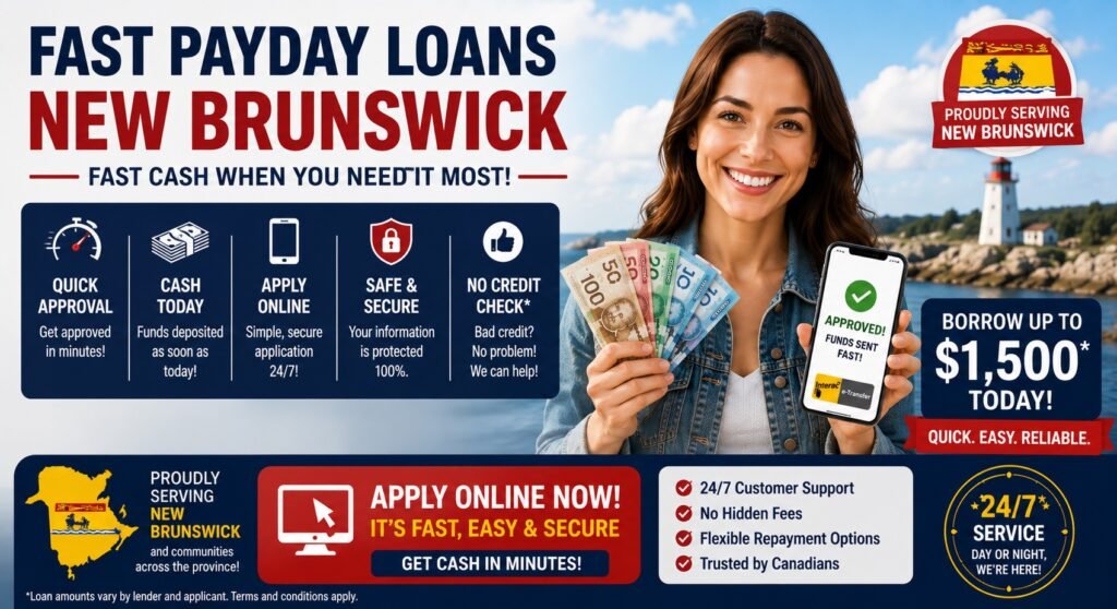 Fast Payday Loans New Brunswick