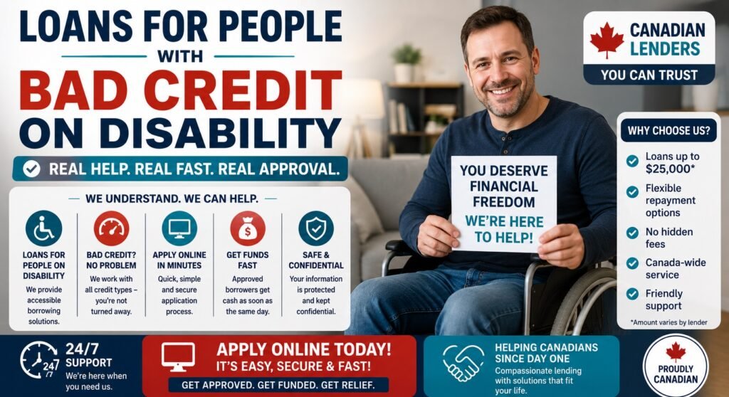 Loans for People with Bad Credit on Disability